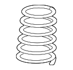 8J0411105AJ - : Spring for Audi: TT, TT Quattro, TTS Quattro Image