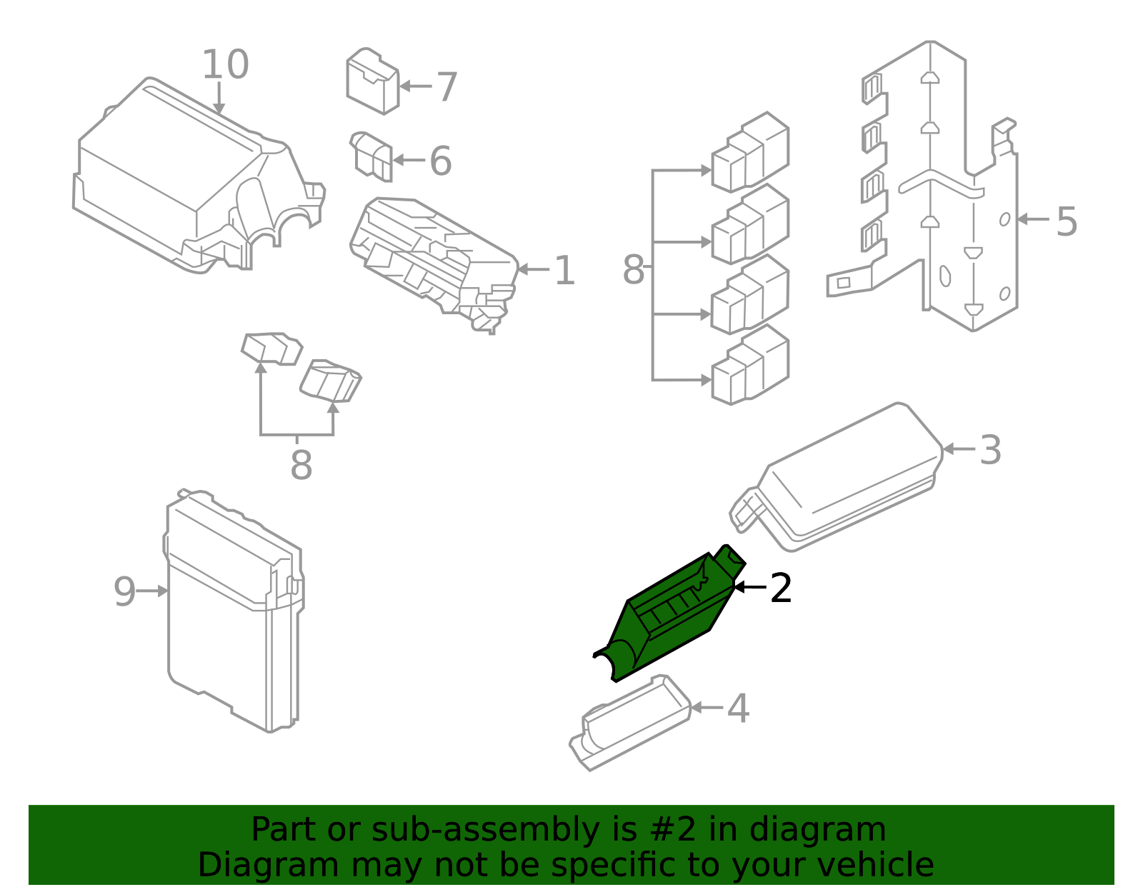 24384-1HK0A - Relay Box 2012-2019 Nissan | Official Nissan Parts Store