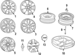 5XT122STAA - Suspension: Wheel, Alloy for Mopar Image