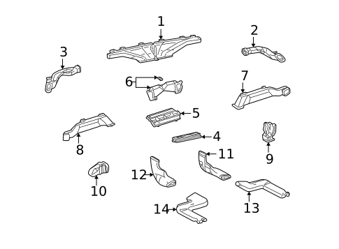 Ducts for 2006 Toyota Highlander #0