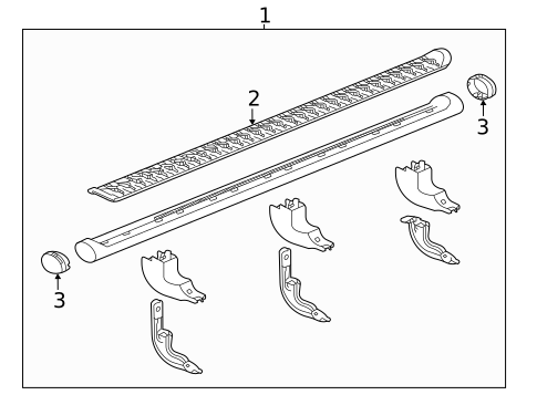 Running Board for 2021 GMC Yukon #2
