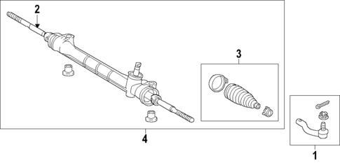 Steering Gear & Linkage for 2016 Scion iM #1