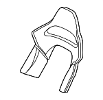 99752144700 - Body: Seat Back Pad for Porsche: 718 Boxster, 718 Cayman, 718 Spyder, 911, Cayman Image