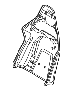 99152127100 - Body: Seat Back Frame for Porsche: 718 Boxster, 718 Cayman, 718 Spyder, 911, Cayman Image