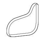 252122GGA1 - Cooling System: Serpentine Belt for Hyundai Image