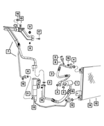 68067844AA - Air Conditioners and Heaters: A/c Charge Valve Cap for Mopar Image