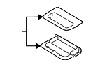 SL1Z78454A16AA - Body: Handle for Ford Image