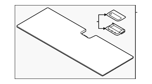 SL1Z78116A66AA - Body: Floor Storage Compartment Lid for Ford Image