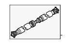 370003JA2B - Universals &amp; Rear Axle: Drive Shaft for Nissan: Pathfinder Image
