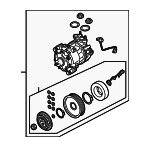 36050841 - HVAC: Compressor for Volvo: S60, S60 Cross Country, S80, V60, V60 Cross Country, XC60, XC70 Image