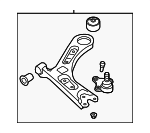 54500C1000 - : Lower Control Arm for Kia: Optima Image