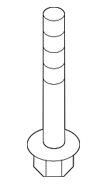 545633K000 - Suspension: Lower Control Arm Rear Bolt for Kia: Cadenza, EV6, EV9, Forte, Forte Koup, Forte5, K900, Niro, Niro EV, Optima, Rio, Rondo, Sedona, Seltos, Sorento, Soul, Soul EV, Sportage, Telluride Image