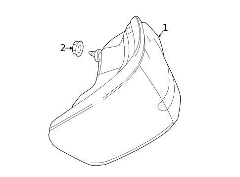 Combination Tail Lamps for 2020 Mercedes-Benz S63 AMG #0