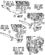52113737AE - : Power Steering Pressure Hose for Mopar Image