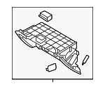 84540C1000TRY - : Glove Box Frame for Hyundai: Sonata Image