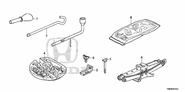 Tools - Jack for 2019 Honda Odyssey #0