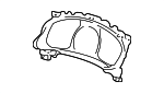 10317700 - Body: Gauge Cluster for Chevrolet: Venture | Oldsmobile: Silhouette Image