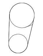 LF5015908B - Cooling System: AC Belt for Mazda Image