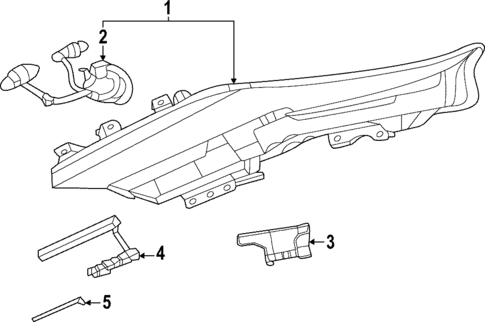 Daytime Running Lamp Components for 2023 Nissan ARIYA #0