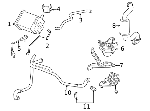 Emission Components for 2016 Chevrolet Impala Limited #0
