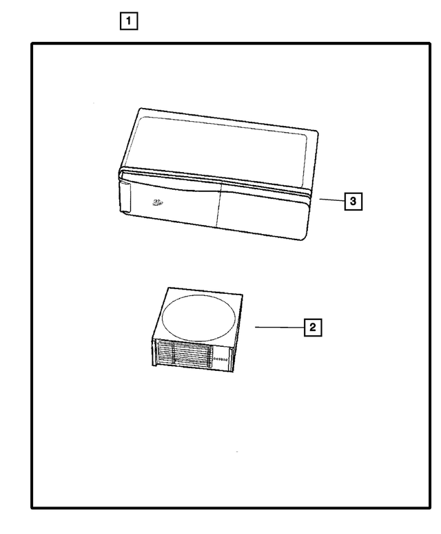 82203465 - Mopar Accessories - Component Parts: Cd Changer - 6 Disc Player Kit for Mopar Image image