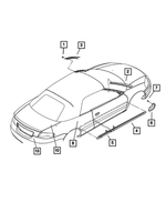 6036070AA - Exterior Ornamentation: Round Head Screw And Washer for Mopar Image
