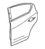 67550TX6A81ZZ - Body: Door Shell for Acura Image