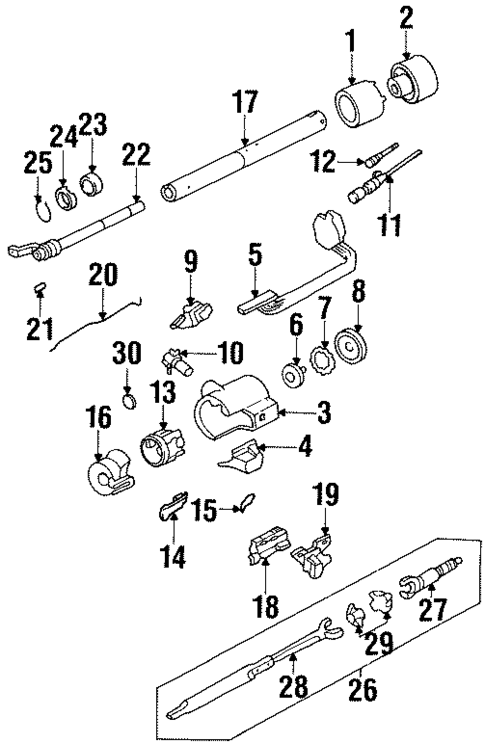 Housing & Components for 1994 Chevrolet K1500 Pickup #0