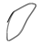 831401W200 - Body: Door Weather-strip for Kia: Rio Image