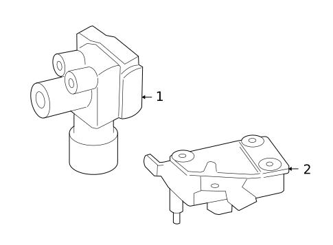 ABS Components for 2005 Ford Escape #1