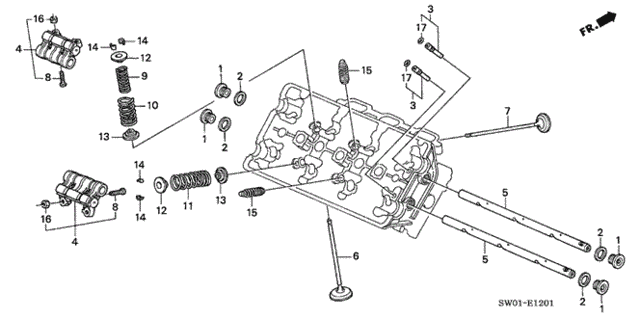 Valve - Rocker Arm (RR.) for 2004 Acura NSX #0