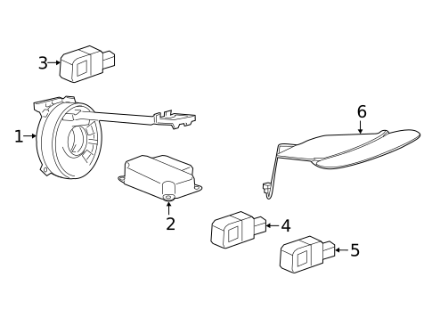Air Bag Components for 2016 Chevrolet Spark #1