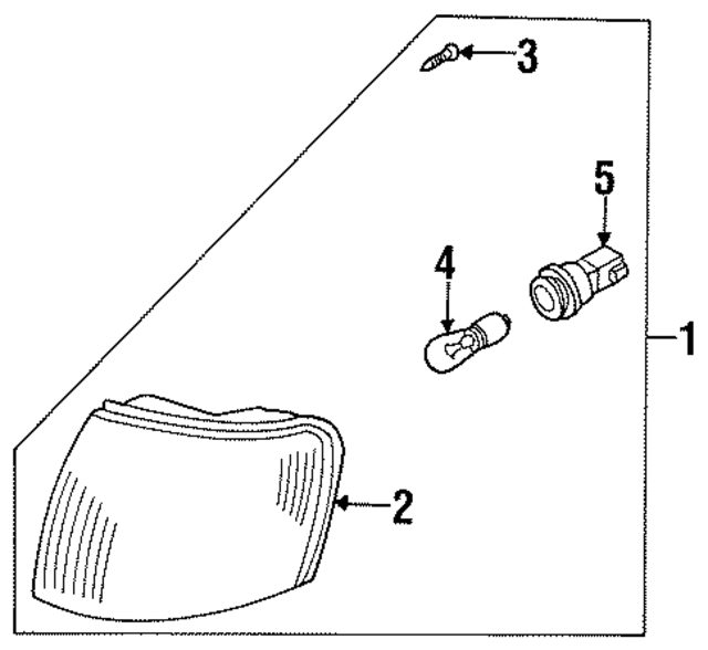 261343J100 - Electrical: Lens &amp; Housing for Infiniti Image