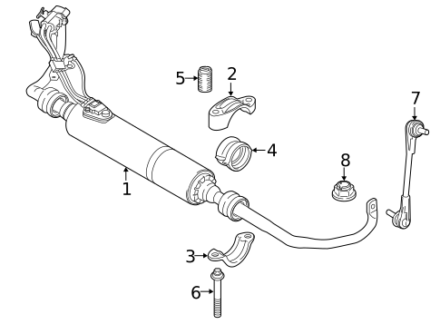 Stabilizer Bar & Components for 2018 BMW 540d xDrive #3