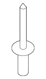 7147234212 - Body: Damper Rivet for BMW Image
