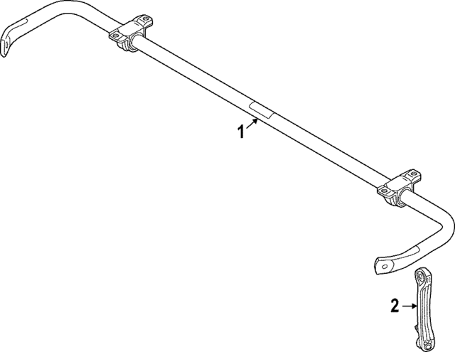 1EA505465A - Suspension: Suspension Stabilizer Bar Link for Audi Image