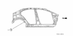 91603SK7000 - Interior/Bumper: GROMMET, WAX HOLE (25MM) for Honda Image