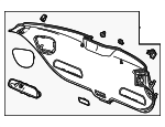 84431T47A01ZA - Body: Lower Trim Panel for Honda Image