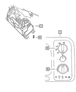 68171481AA - Air Conditioning &amp; Heater: A/c And Heater Control, Power Mirror for Dodge: Ram 1500, Ram 2500, Ram 3500 Image