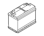 915089J - Electrical: Battery for Audi: 100, 100 Quattro, A4, A4 allroad, A4 Quattro, A5, A5 Quattro, A6, A6 Quattro, A7 Quattro, A8, A8 Quattro, allroad, Allroad Quattro, Q5, Q7, RS4, RS5, RS7, S4, S5, S6, S7, S8, SQ5, TT Quattro, TT RS Quattro, TTS Quattro, V8 Quattro Image