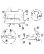 UG112L5AA - Interior Trim: Rear Seat Cushion for Mopar Image