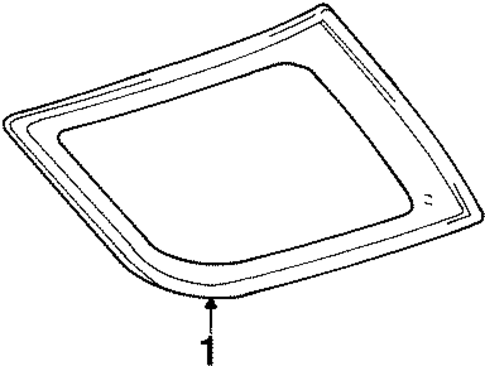 Glass & Hardware for 1999 Suzuki Esteem #0