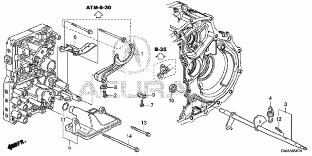 AT Shift Fork (5AT) for 2015 Acura ILX #0