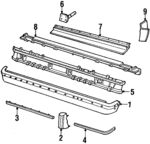 D9AZ17K831C - : Cushion for Ford: LTD, LTD Crown Victoria | Mercury: Grand Marquis, Marquis Image
