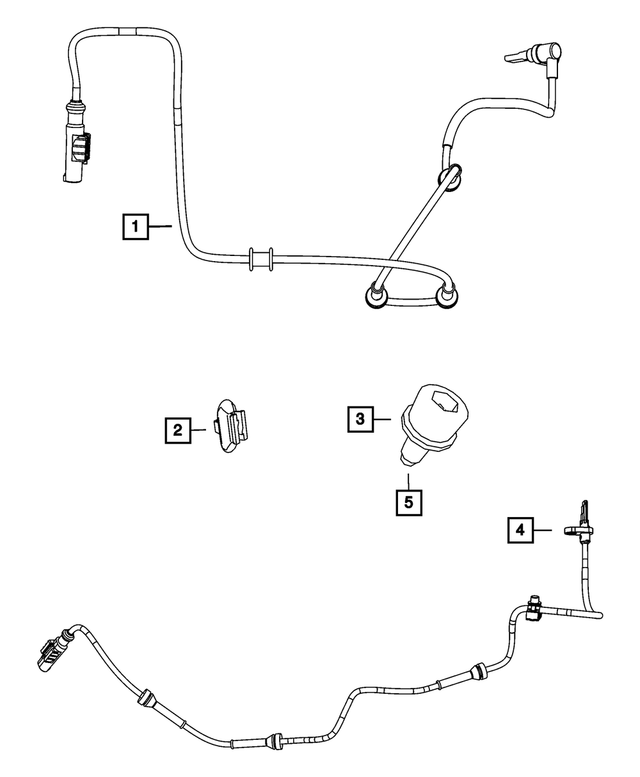 68073497AA - Electrical: Wiring Clip for Mopar Image