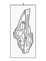 5017812AC - Body: Window Regulator for Chrysler: PT Cruiser Image