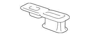 YF1Z54266A24AAC - Body: Door Trim Panel Pocket for Ford Image