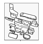 1F1Z5427406AAA - Body: Door Trim Panel for Ford: Taurus | Mercury: Sable Image