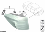 63217210583 - : Seals, Tail Light, Sidewall for BMW Image