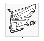 6763075010C3 - Body: Door Trim Panel for Lexus: HS250h Image